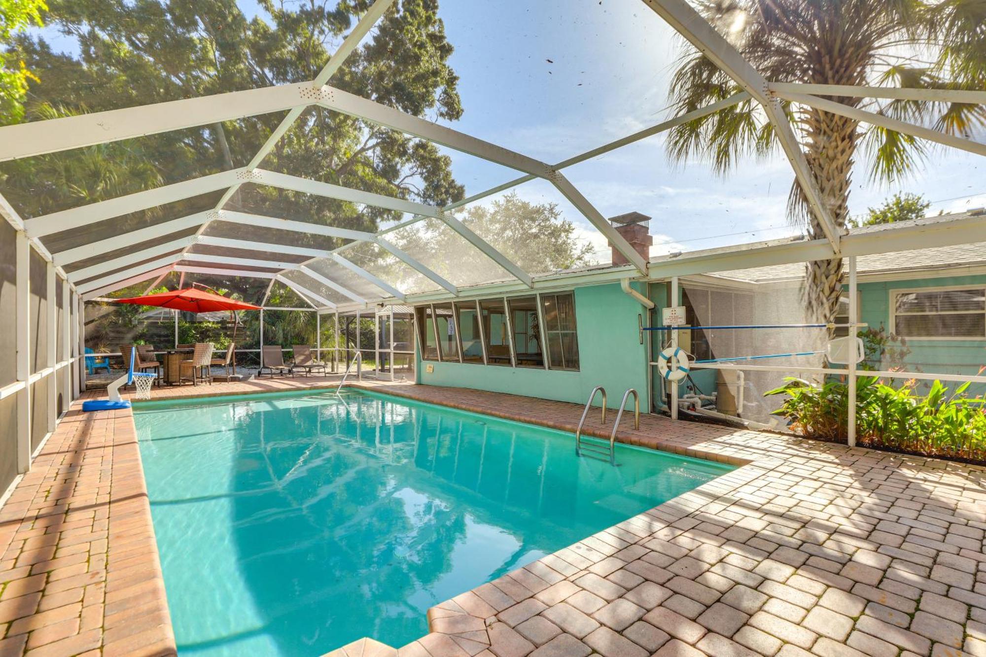 Quiet Sarasota Retreat - 6 Mi To Siesta Key Beach! Vila Exterior foto