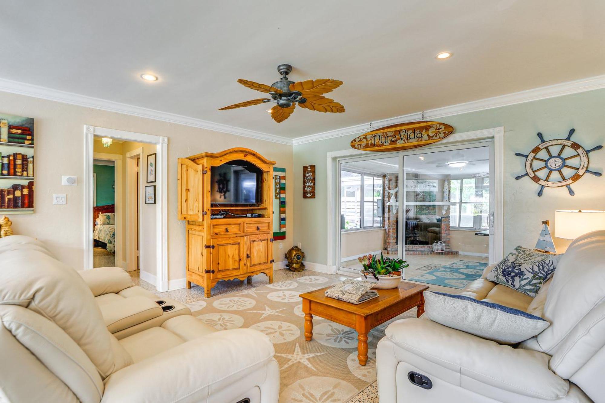 Quiet Sarasota Retreat - 6 Mi To Siesta Key Beach! Vila Exterior foto